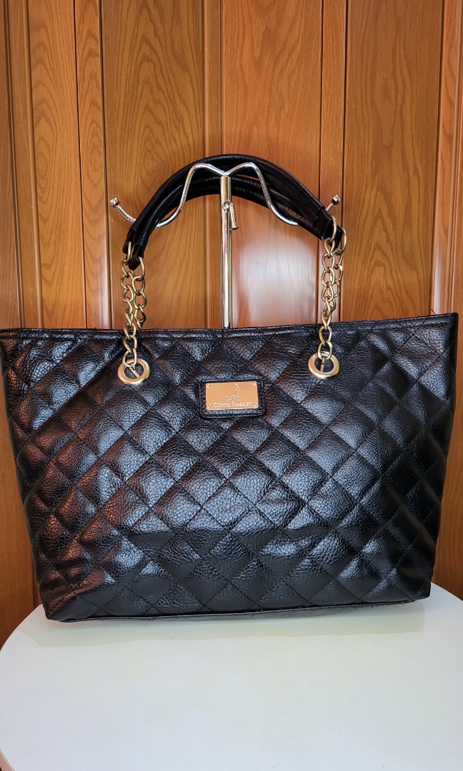 Olivia Hassler Quilted Tote Bag, Luxury, Bags & Wallets on Carousell