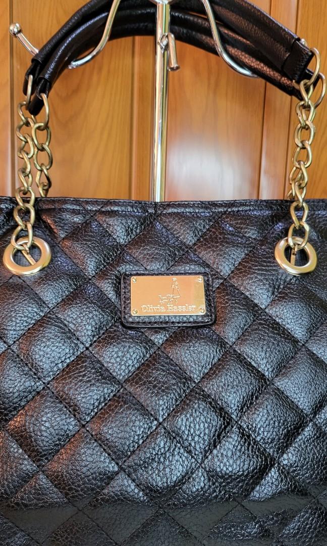 Olivia Hassler Quilted Tote Bag, Luxury, Bags & Wallets on Carousell
