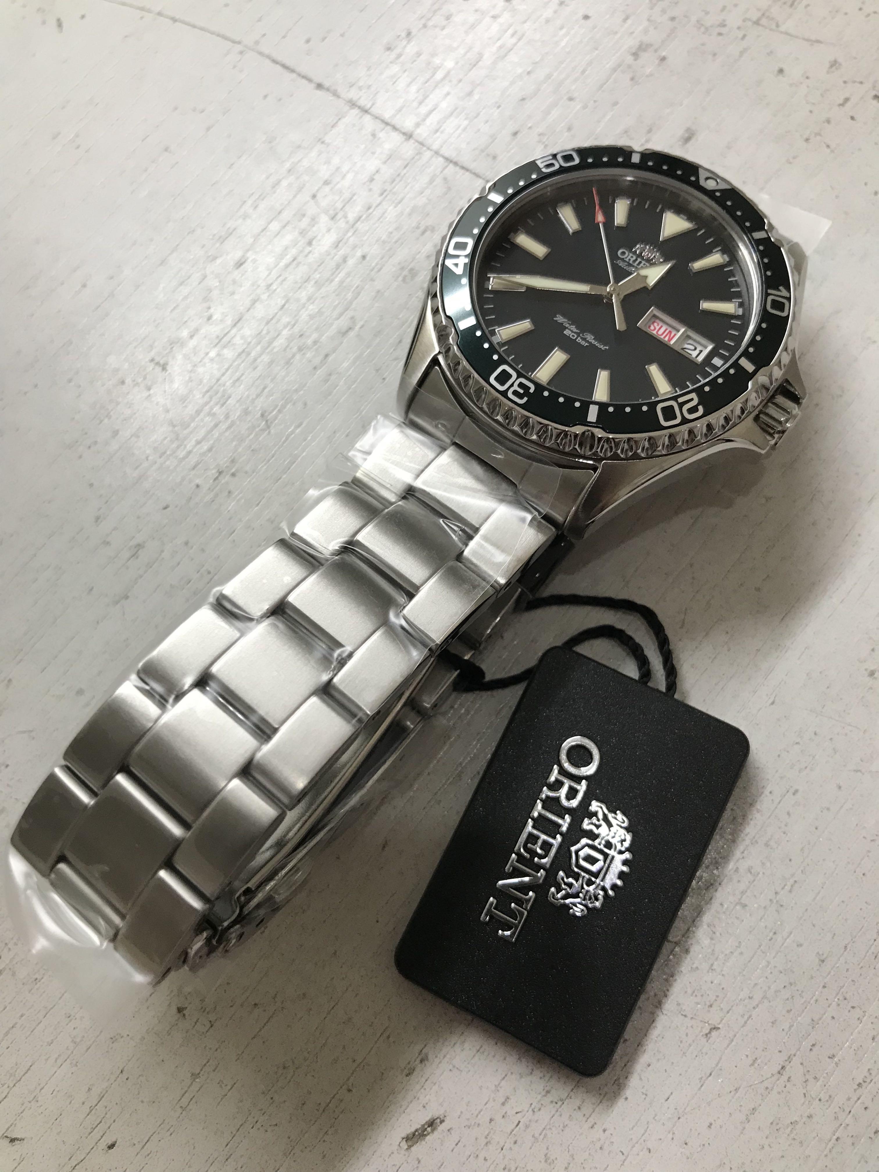 Orient Green Kamasu RAAA0004E19B, Men's Fashion, Watches & Accessories, Watches on Carousell