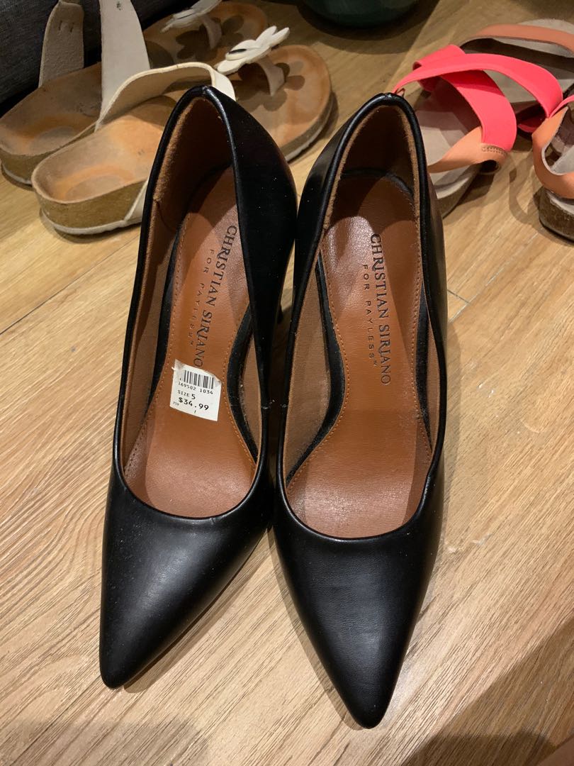 Payless black heels cheap
