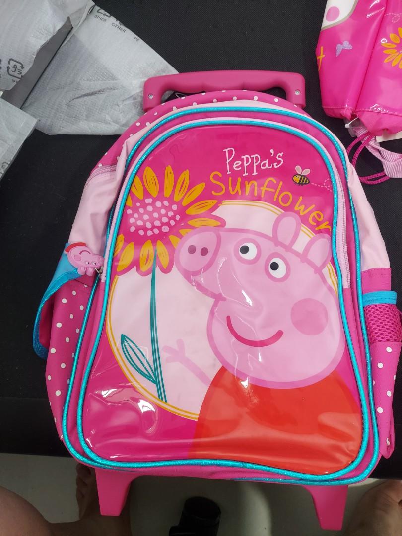 Peppa Pig Trolley Bag, Babies & Kids, Going Out, Diaper Bags & Wetbags