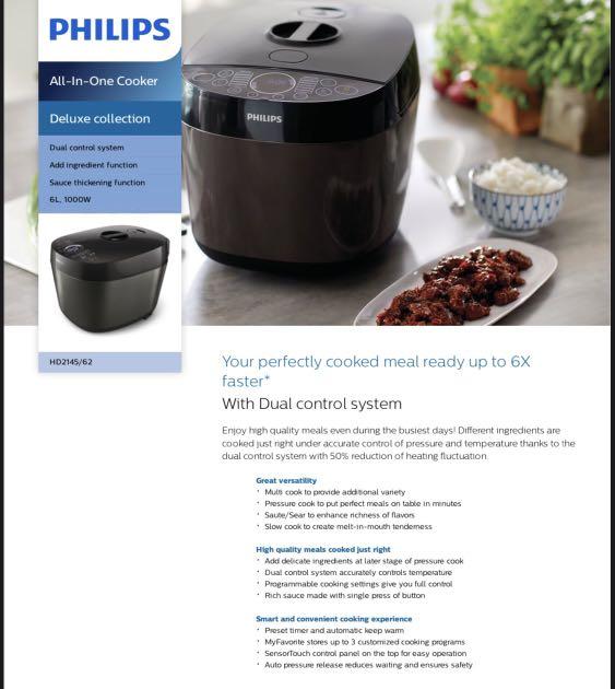 Philips premium pressure cooker online