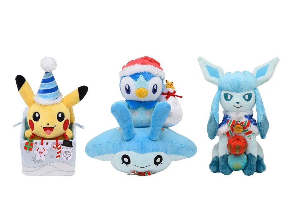 日本Pokemon Center最新產品Pokémon Christmas in the Sea聖誕節系列