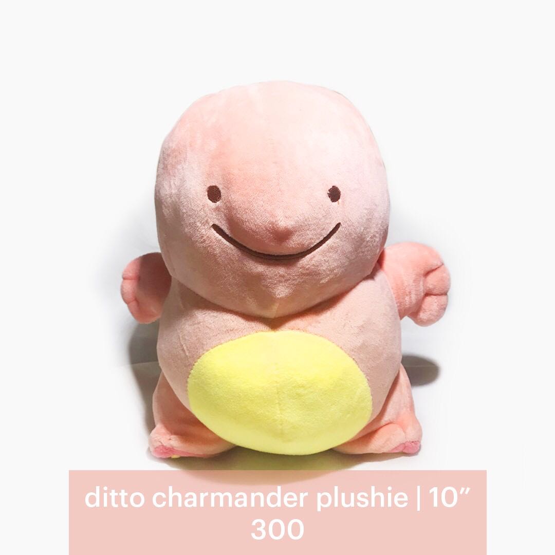 Ditto charmander plush sale