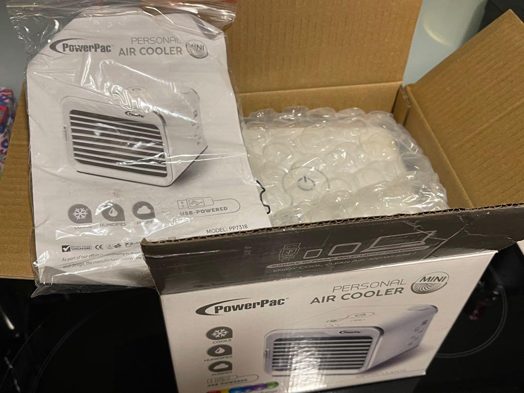 PowerPac personal mini air cooler, TV & Home Appliances, Air
