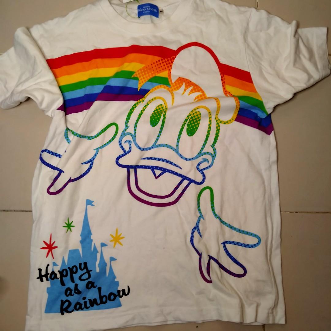 happy as a rainbow disney shirt