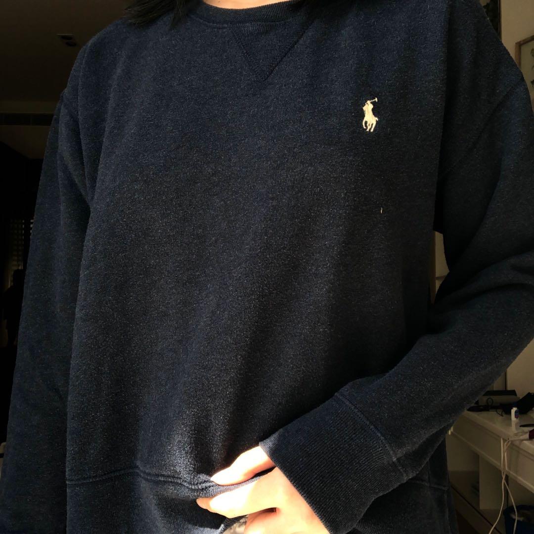 polo ralph lauren cropped sweatshirt