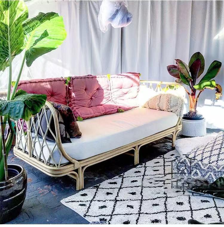 Rattan Daybed with Mattress, 傢俬＆家居, 傢俬, 梳化 Carousell