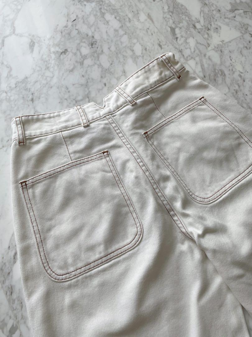 Sale] Reformation - Nadia Jeans (White 