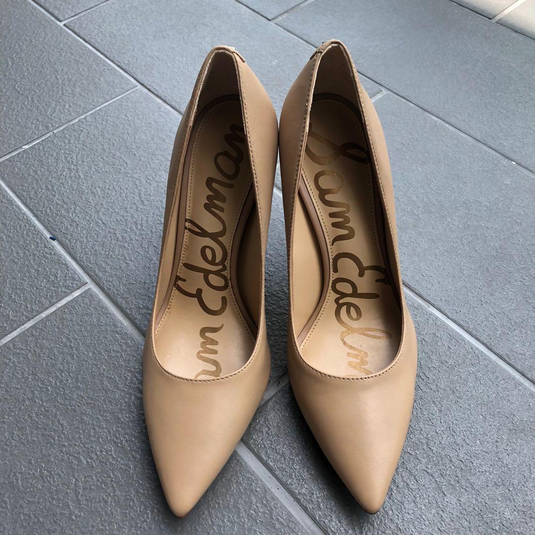 Sam Edelman Hazel Nude leather pumps Carousell