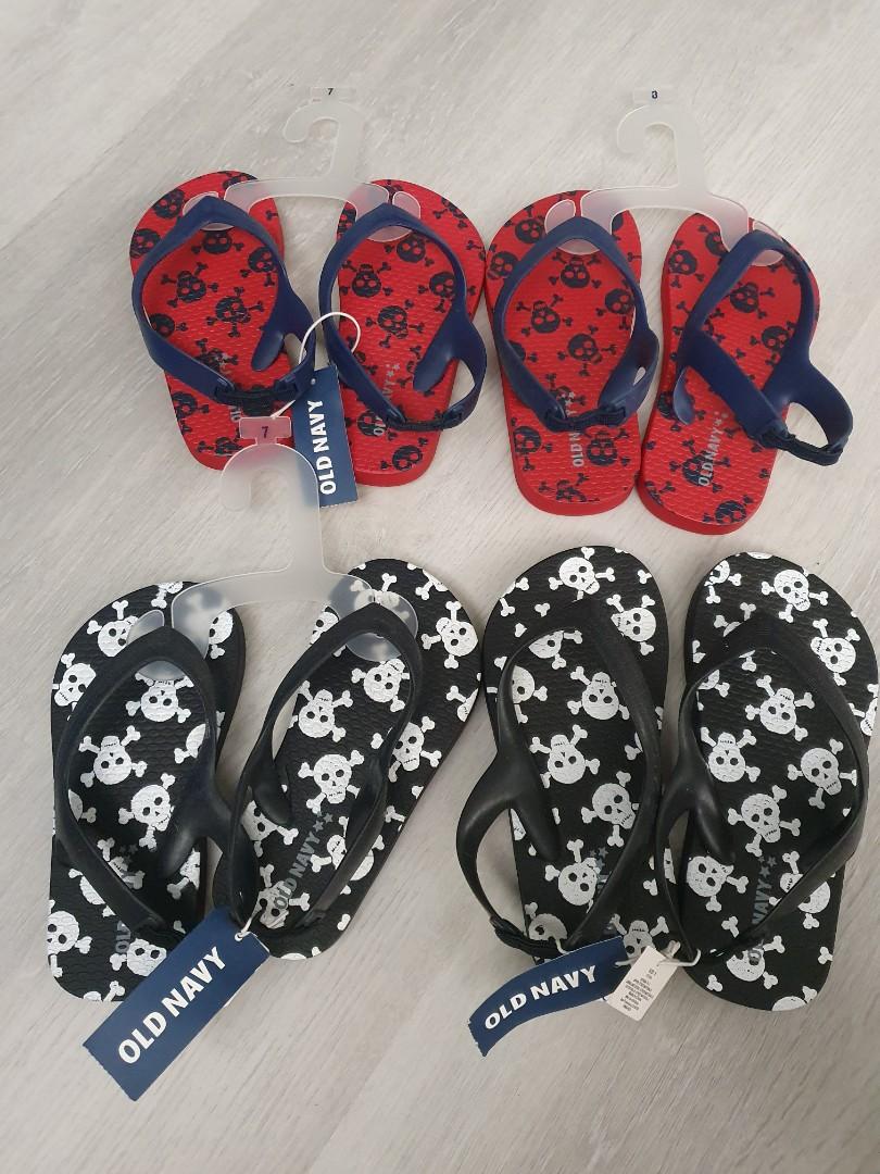 Red sandals old navy store
