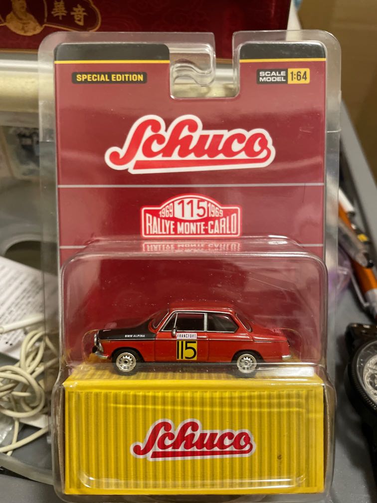 Schuco 1 64 Bmw 02 Rally Monte Carlo 1969 興趣及遊戲 玩具 遊戲類 Carousell