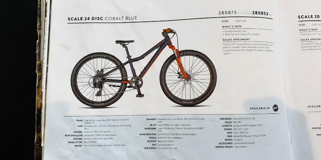Scott scale 24 disc cobalt blue deals