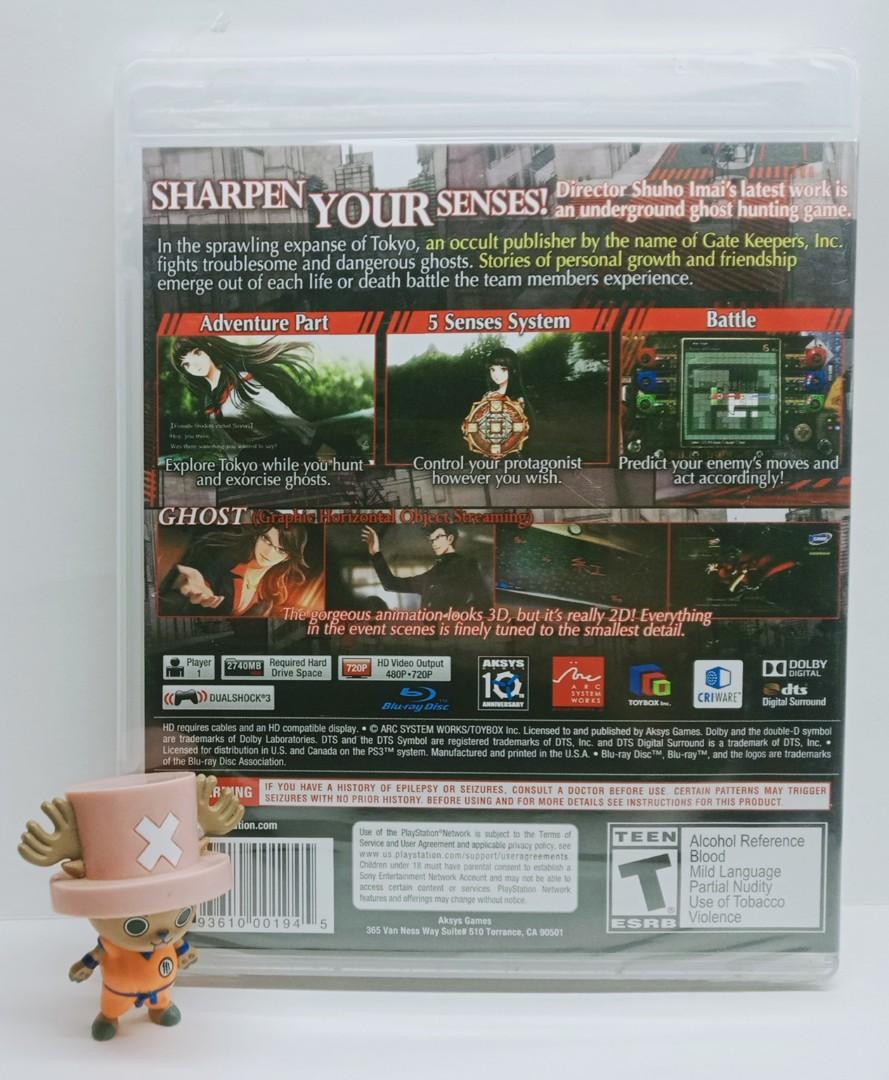 (Sealed) Tokyo Twilight Ghost Hunters - PS3 game (Category: PlayStation) located in Mendez-Nunez. Submitted by sf2_gameshop (Listing ID 1122740278, Image 2). Description: Condition: new and factory sealed Genre: Adventure, visual novel, strategy role-playing Mode: Single-player Region: 1 - US Voice: English Text: English Manual: English Open for shipping Feel free to chat for any queries and please visit my profile regularly for updates. Thank yo