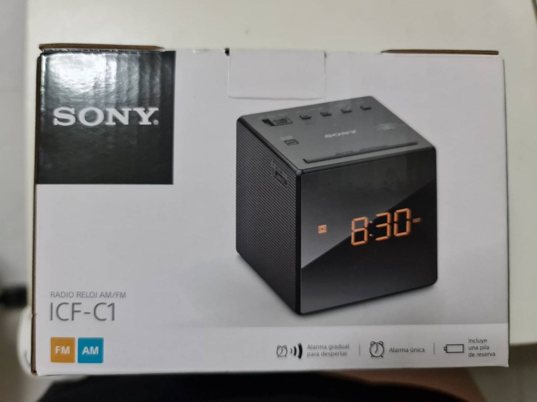 Sony ICFC1 Alarm clock, Furniture & Home Living, Home Decor, Clocks on