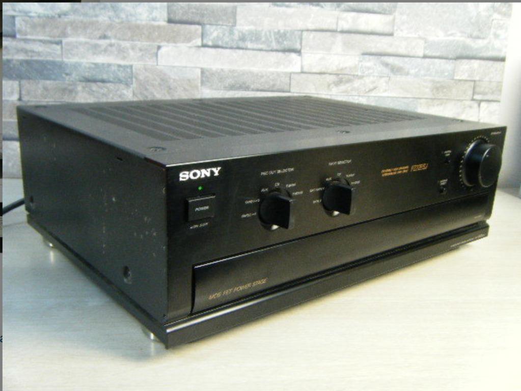 SONY TA-F222ESJ+AIWA SC-61 アンプ、スピーカー すっぱ セット