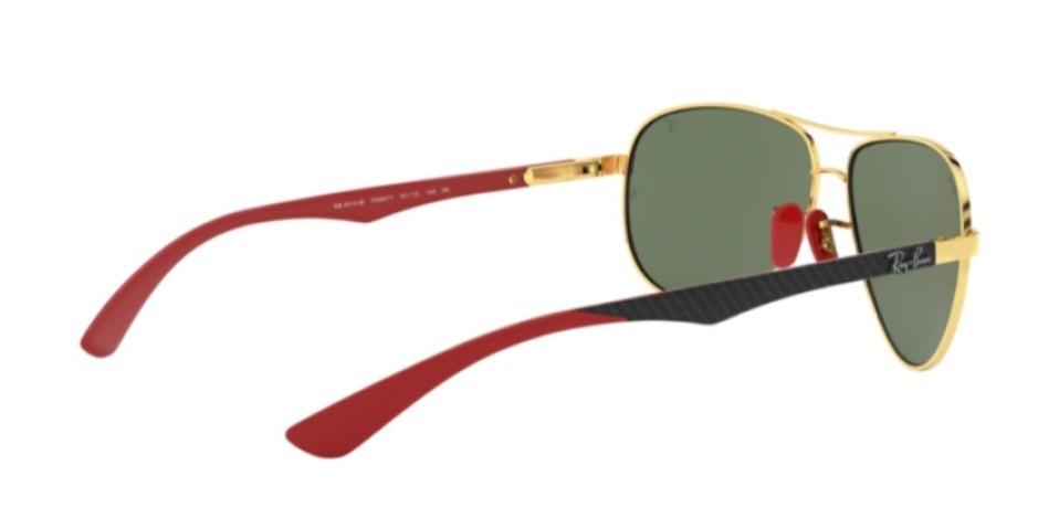 Sunglasses Ray Ban Scuderia Ferrari Collection RB 8313M F00871 Green Gold