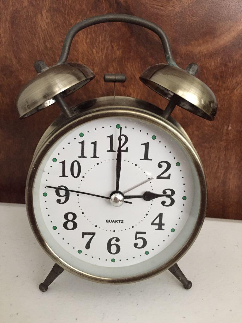 Table clock (Category: Clocks) located in Quezon City. Submitted by brandedgarage (Listing ID 1122806062, Image 1). Description: Vintage-style table clock For decorative use only Not guaranteed to tell time accurately.