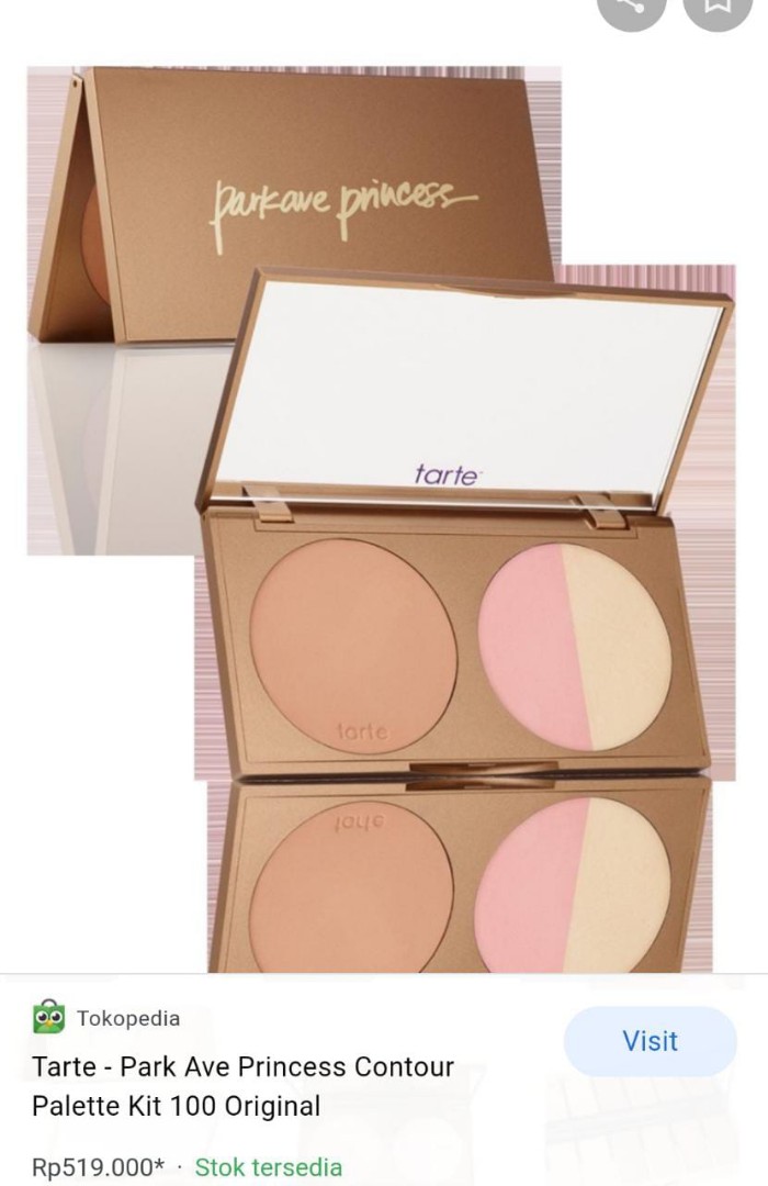 Tarte Park Ave Princess Contour Palette Kit, Kesehatan & Kecantikan