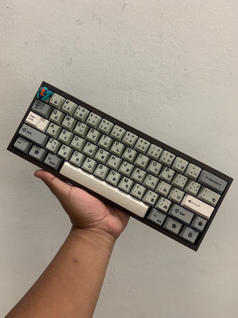 Tofu 60 Chocolate Brown Aluminium Custom Keyboard, Computers & Tech