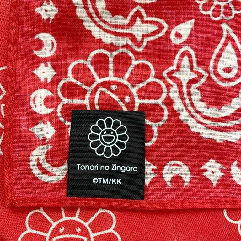 Tonari no Zingaro 村上隆kaikai kiki Flower Paisley Bandana RED 