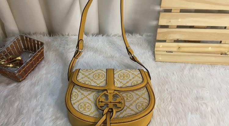 Tory burch mustard handbag discount