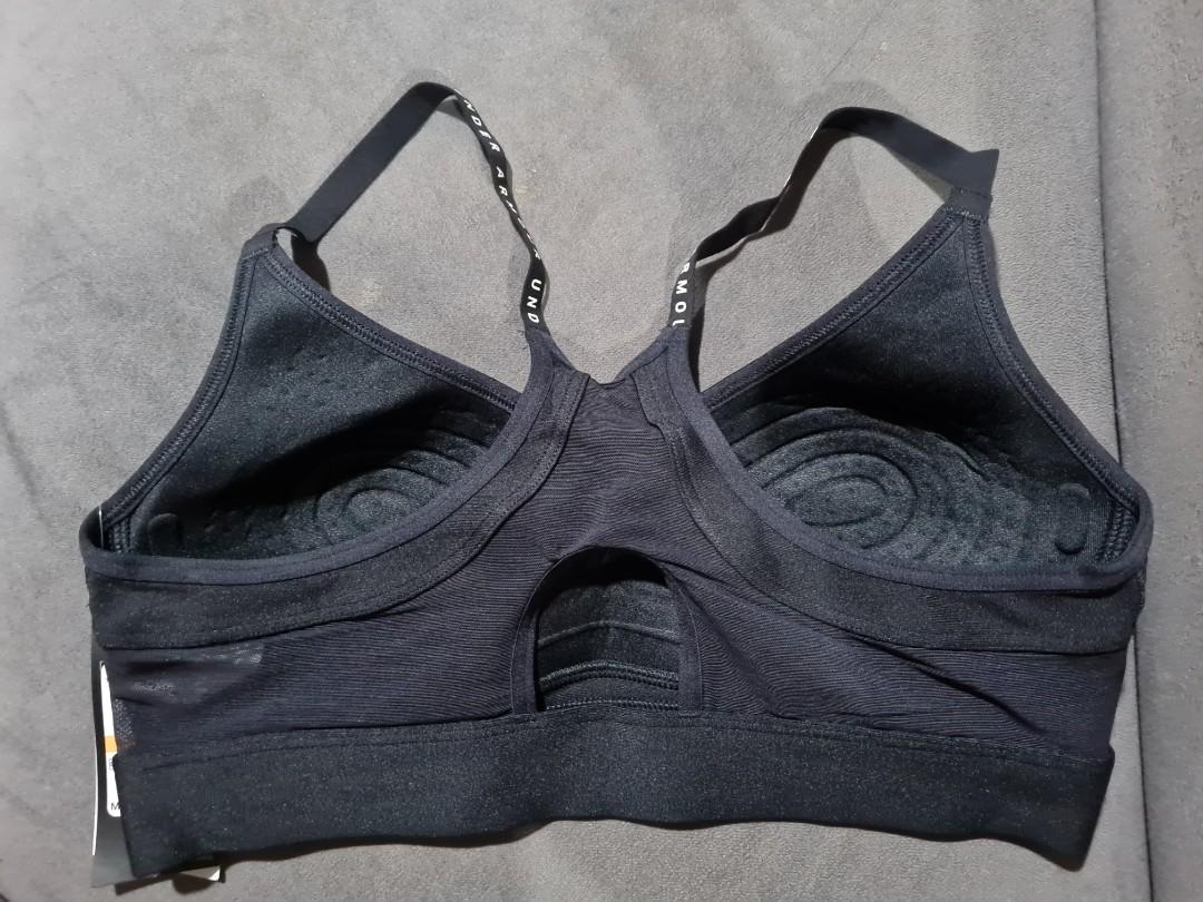 Under Armour Infinity Low Sports Bra (Category: Activewear) located in Antipolo. Submitted by yosuke88 (Listing ID 1122760881, Image 2). Description: Under Armour Infinity Low Sports Bra with tags Bought in the US Never been used Style Number: 1351985 Size: SM Color: Black Activities: Yoga, Hiking, Pilates.