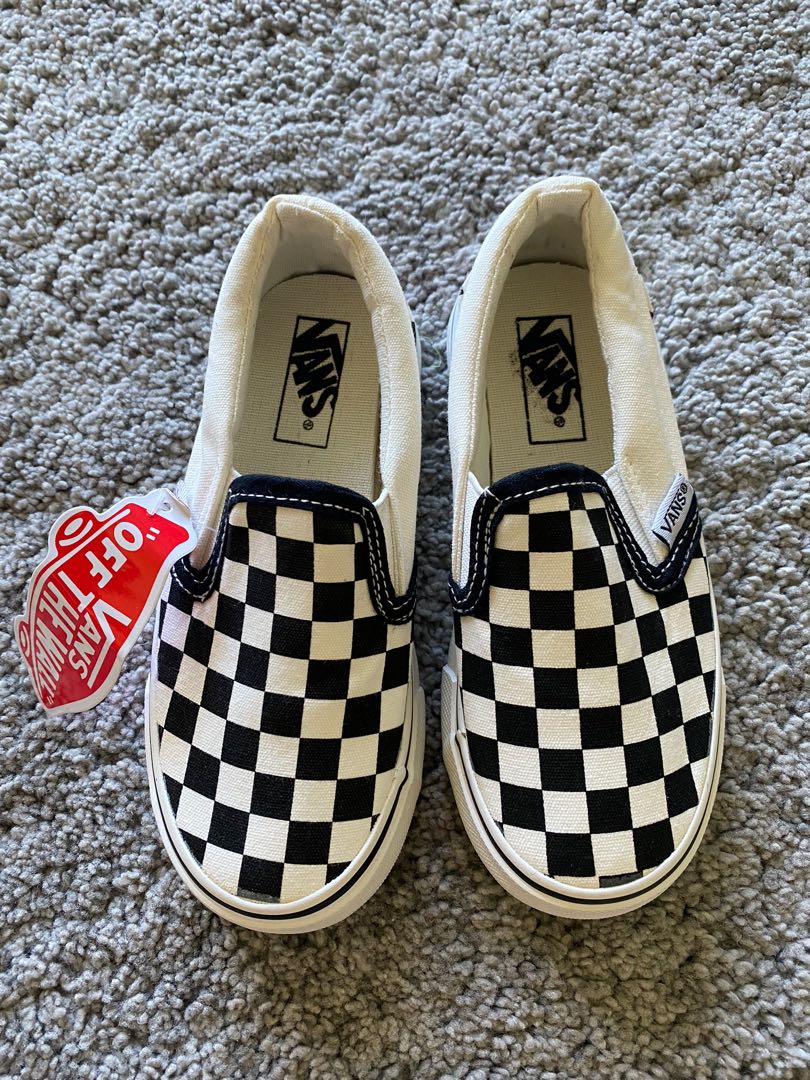 vans infant checkerboard