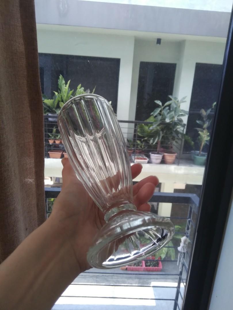 Vintage Ice Cream Soda Glass, Furniture & Home Living, Kitchenware