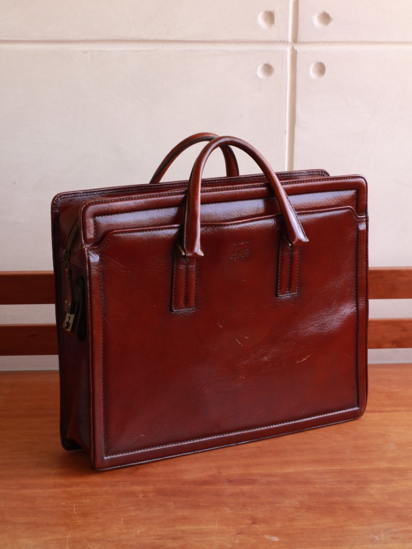 Vintage Luxury Aoki Briefcase Document Laptop Bag, Luxury, Bags ...