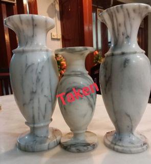 Vintage marble vases