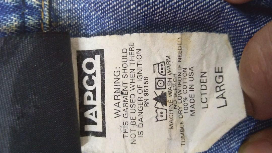 Vintage workwear Jacket lapco 70s, Men's Fashion, Coats, Jackets and
