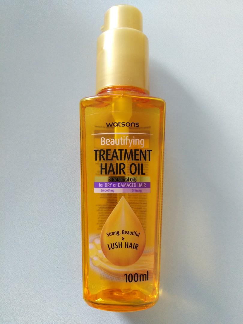 Watsons Beautifying Treatment Hair Oil Beauty Personal Care Hair On Carousell