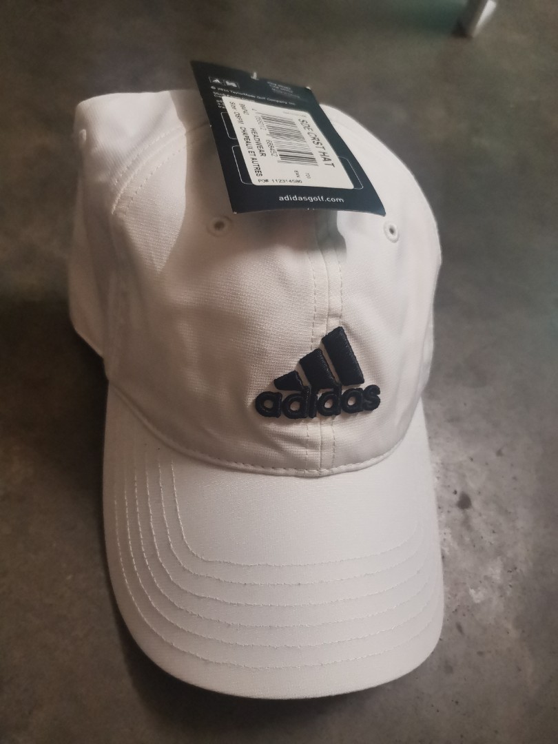 White Adidas Cap, Men's Fashion, Watches & Accessories, Cap & Hats on