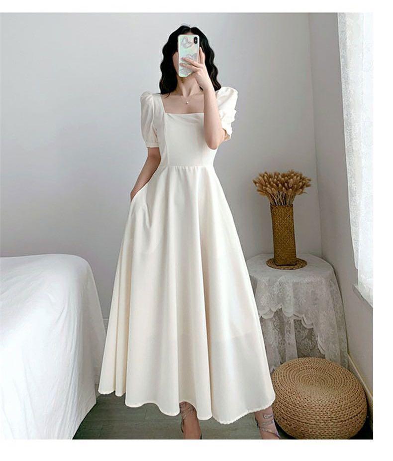 White Maxi Dress L/XL [BNWT], Women's ...