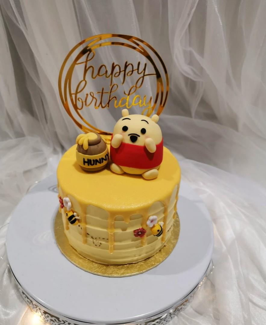 Winnie The Pooh 1St Birthday Cake
