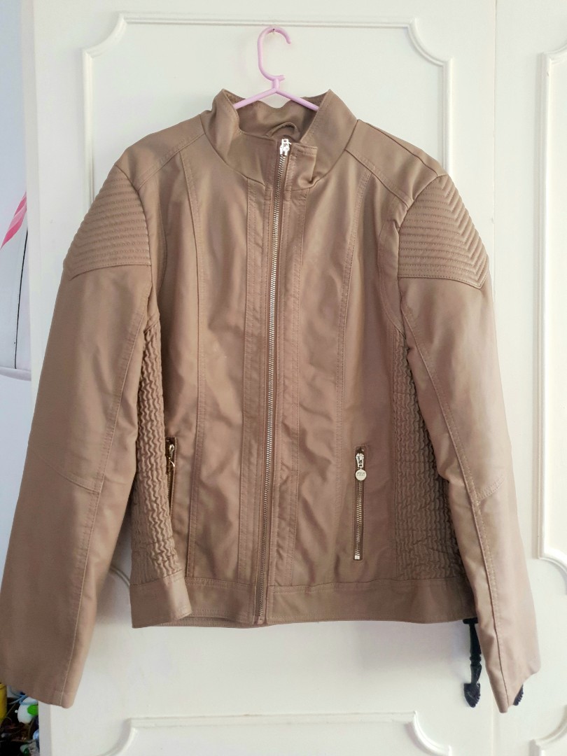 XXL Leather Jacket, Women's Fashion, Coats, Jackets and Outerwear on