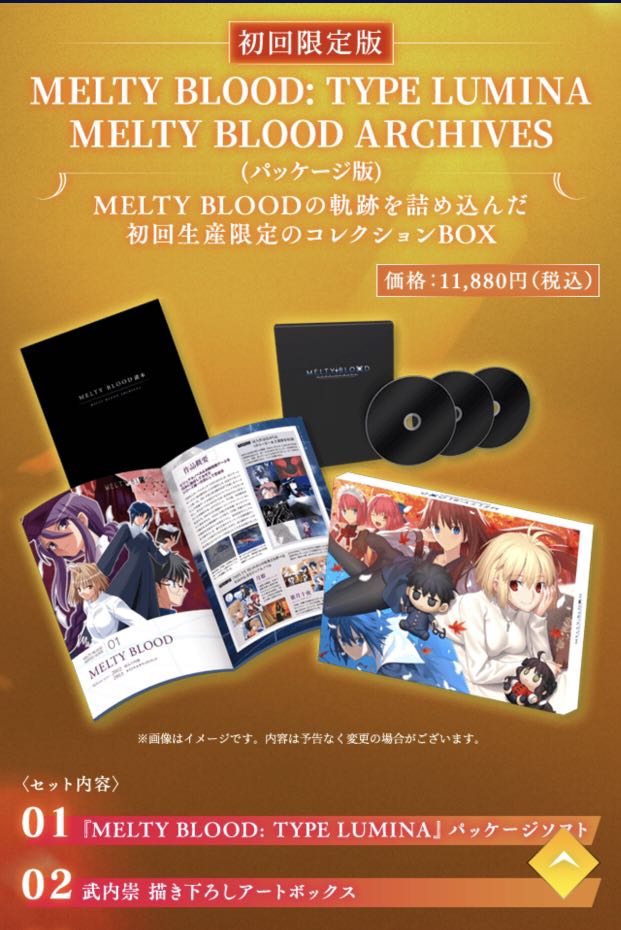 收月姫MELTY BLOOD: TYPE LUMINA PS4 初回限定版, 電子遊戲 