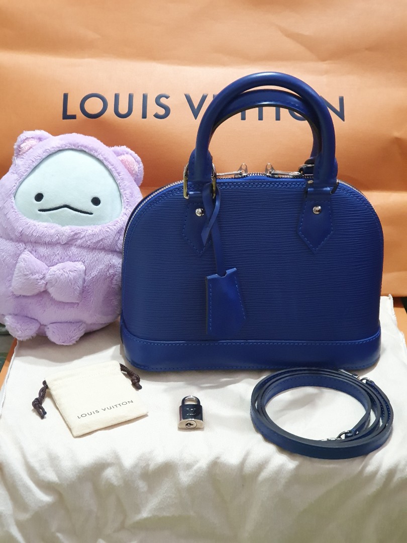 LOUIS VUITTON Epi Alma BB Blueberry 768573