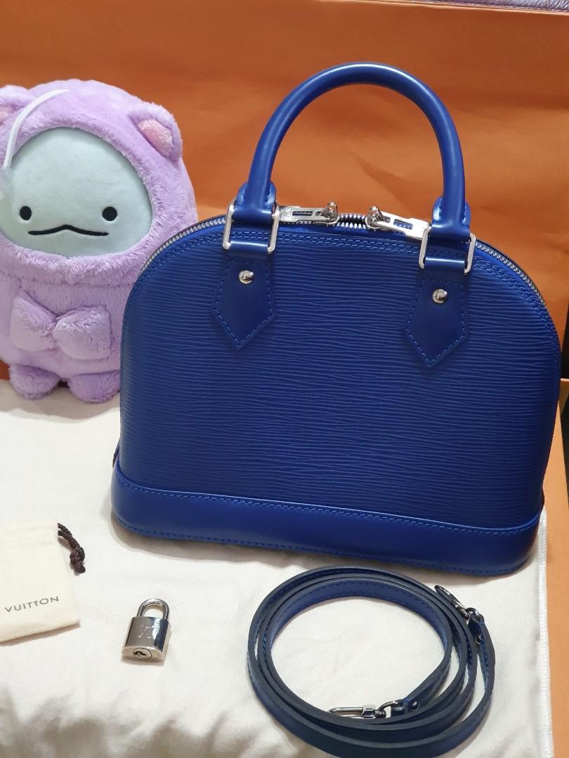 LOUIS VUITTON Epi Alma BB Blueberry 768573