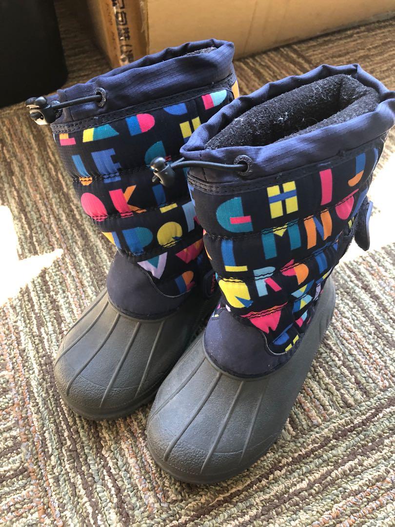 smart leje manifestation AIGLE 兒童boots 滑雪鞋去滑雪去英國非常保暖防水品質非常好, 名牌, 鞋及波鞋- Carousell