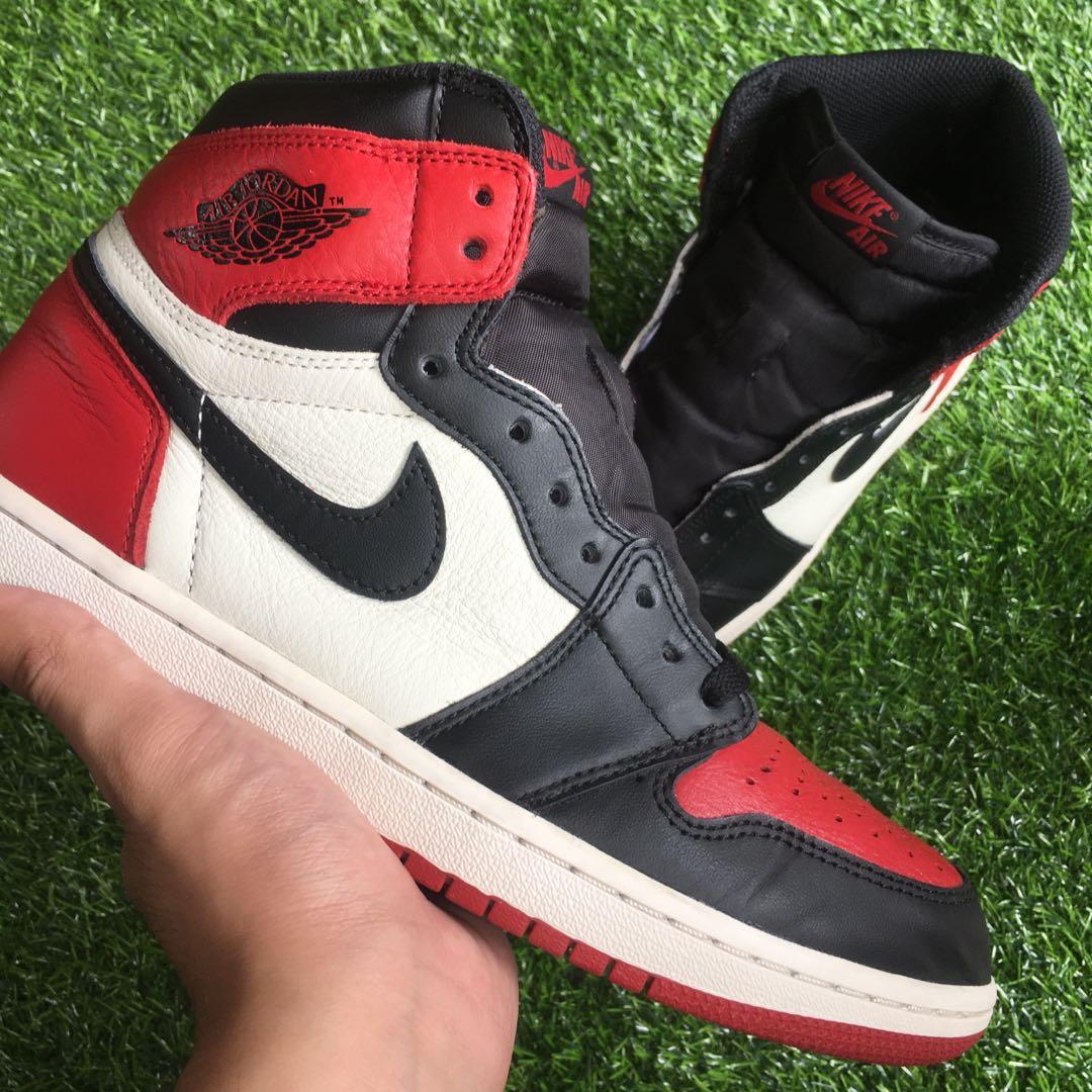 Air Jordan 1 Retro High OG Bred Toe Men s Fashion Footwear