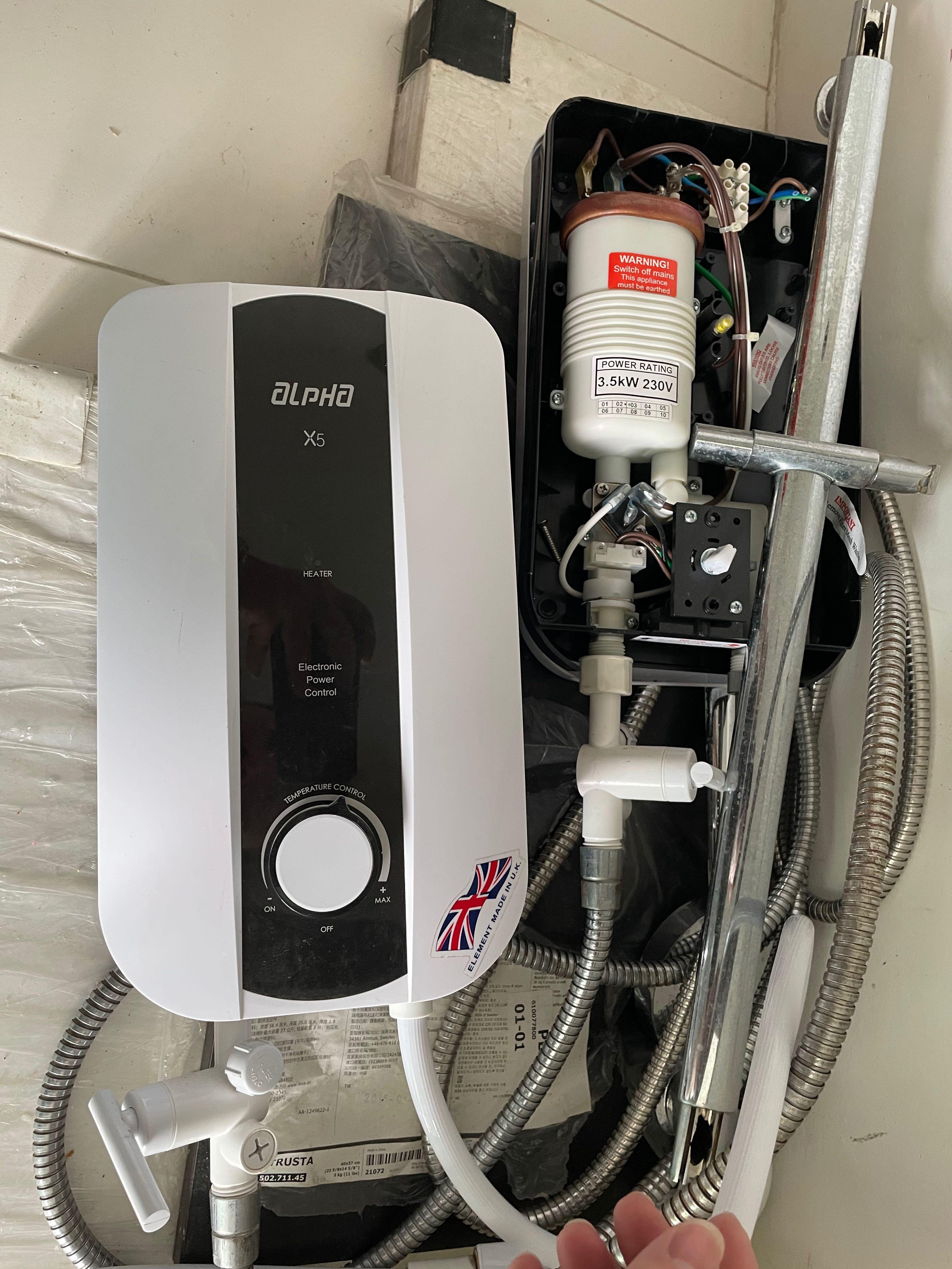 alpha heater x5, TV & Home Appliances, Water Heater & Instant Showers