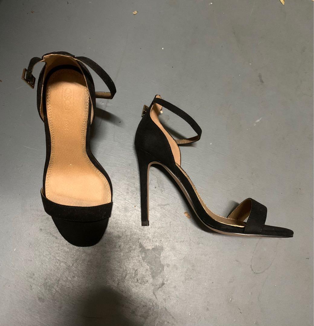 Asos wide fit heels Black Size 4 Never been worn - Depop
