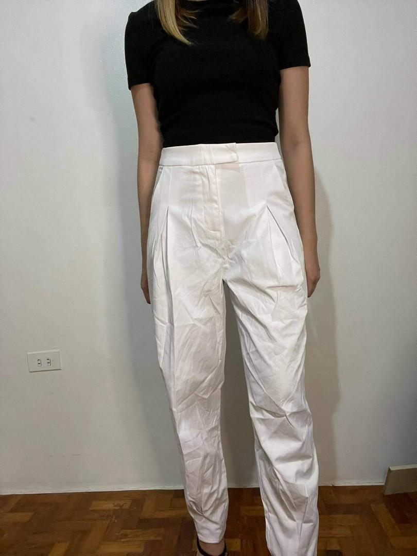 Authentic Shein White Trousers, Women's 
