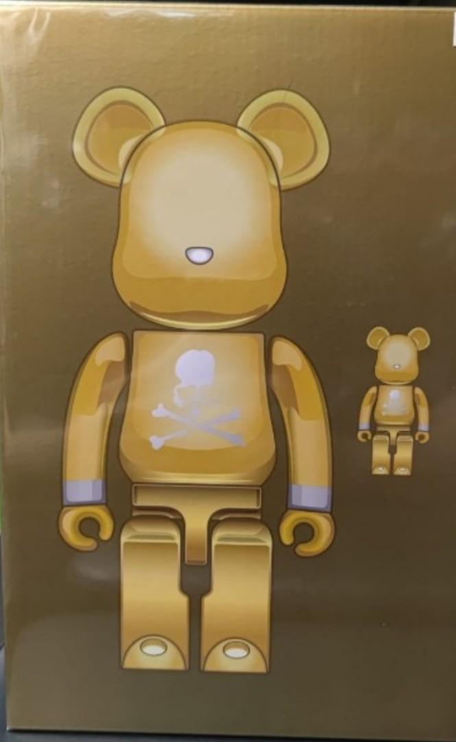 Bearbrick 400%+100% Mastermind 繁榮& Gold MMJ JAPAN 金色25週年紀念