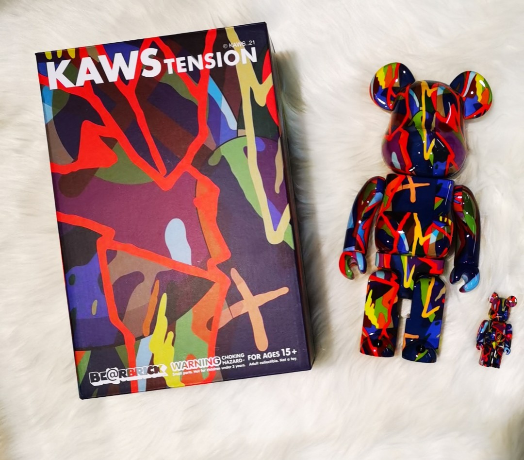 今季ブランド Be Rbrick Kaws Tension 400 100 フィギュア Beachdiner Com