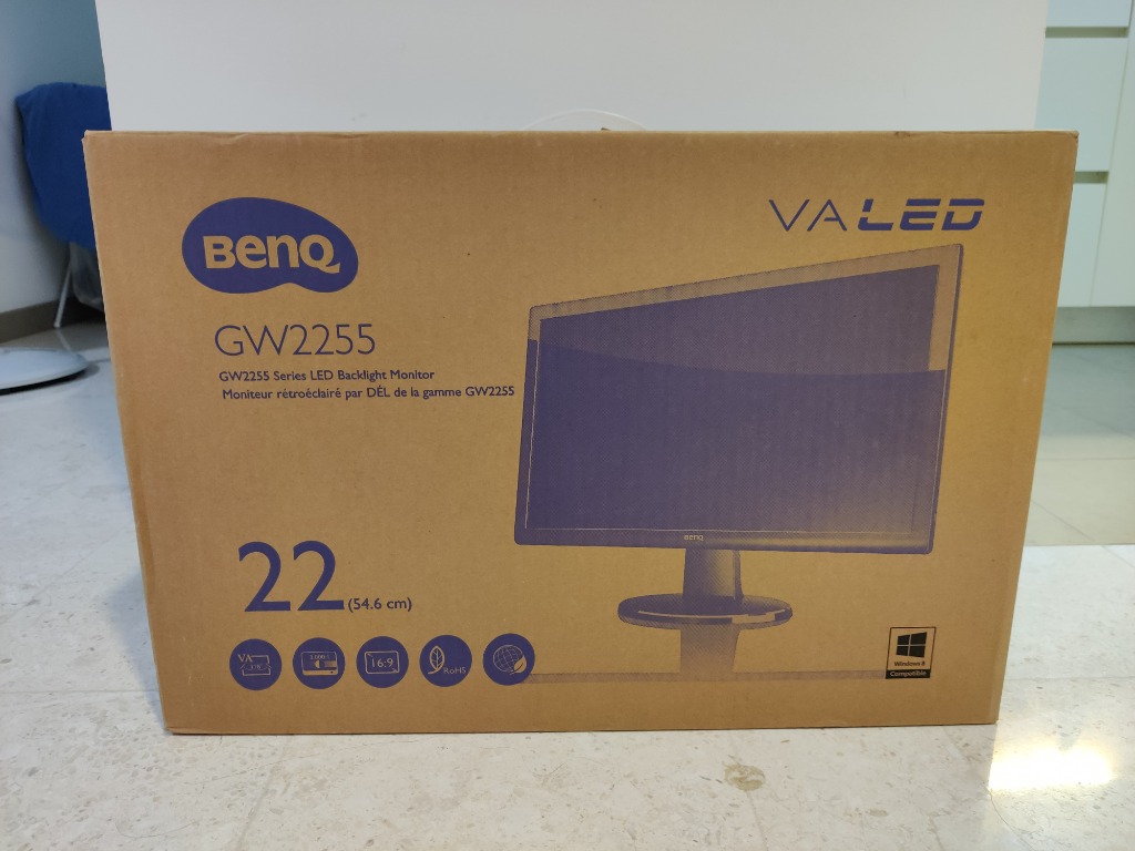 BenQ GW2255 21.5-inch VA panel LED-lit Monitor, Computers & Tech, Parts ...