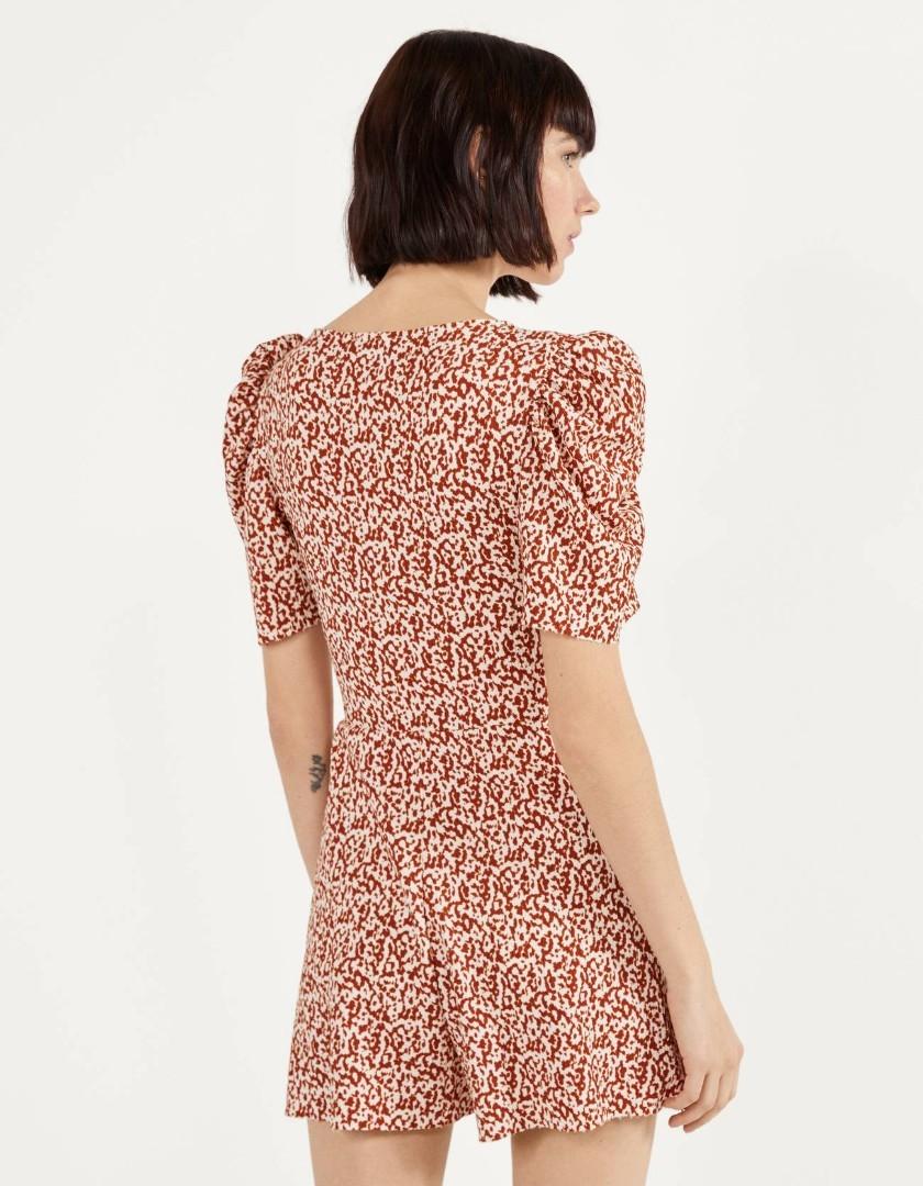 Bershka Cutout Playsuit, Fesyen Wanita 