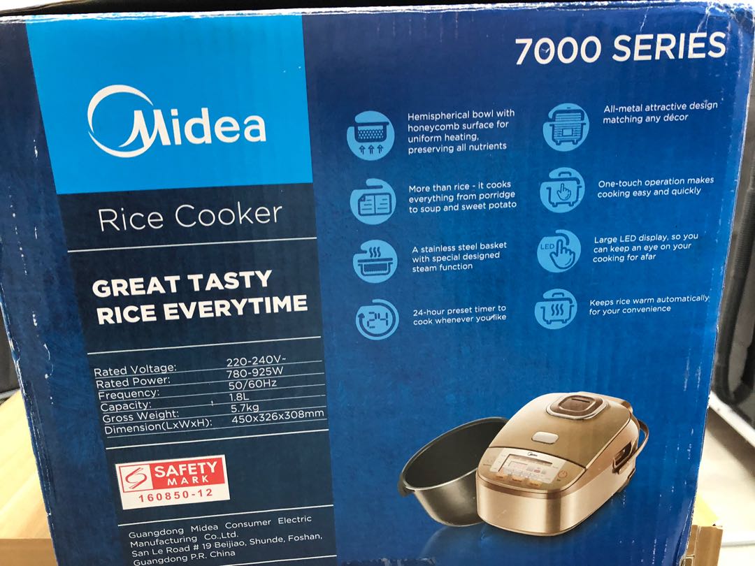 Brand new Midea rice cooker，newest generation., TV & Home Appliances